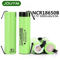 2021 new original ncr18650b 3 7 v 3400mah 18650 lithium rechargeable battery welding nickel sheet batteries