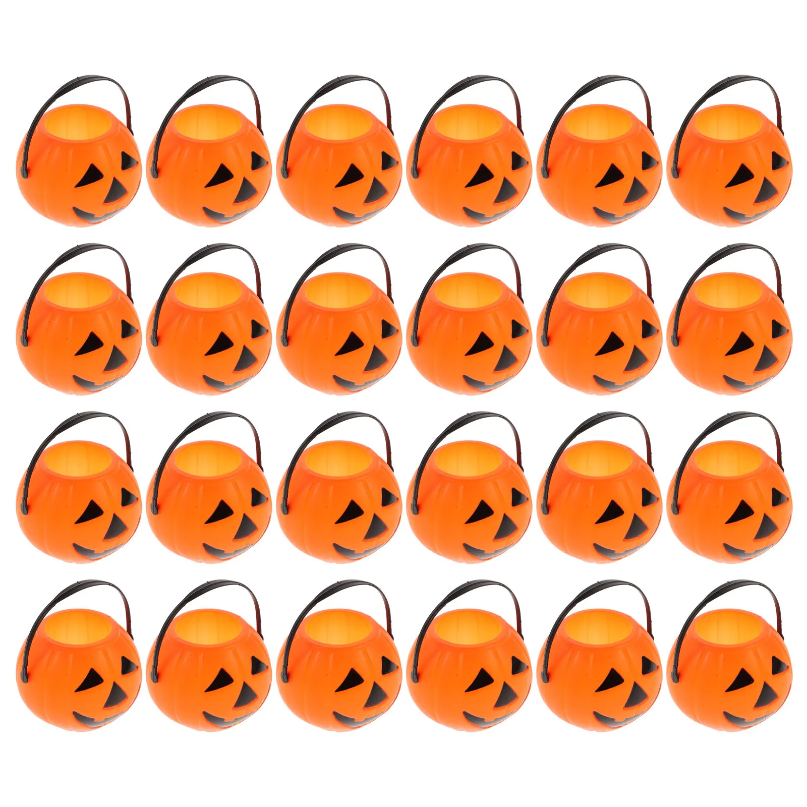 24 шт./10 шт. ведро с тыквой на Хэллоуин детское для трюков или жизнь держатель ведра