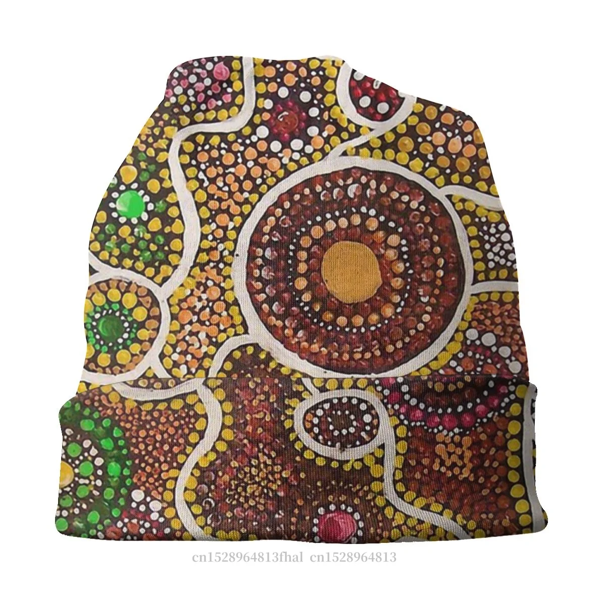 Мужская Уличная тонкая шапка с рисунком в горошек австралийские аборигенные