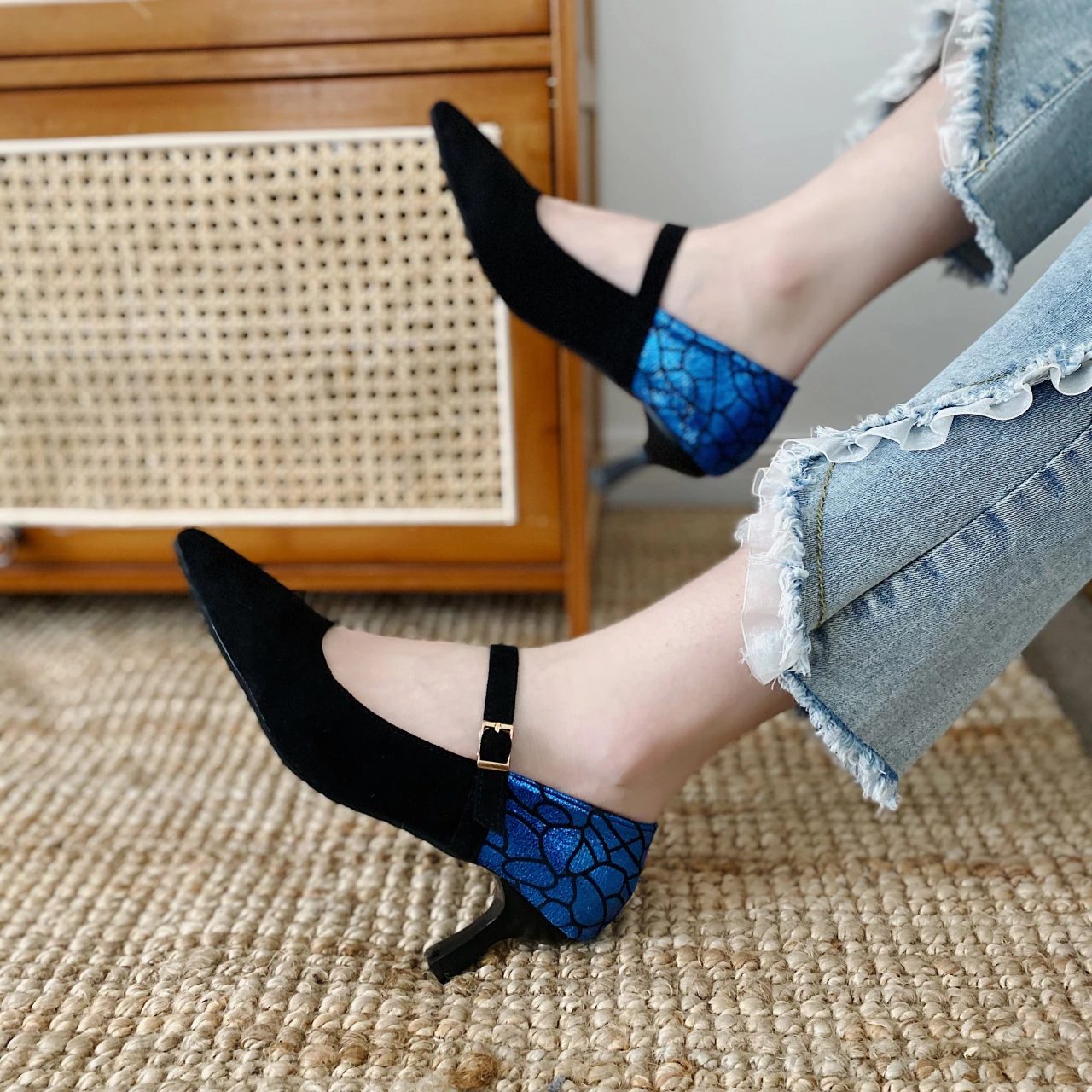 

Pumps Fashion Women's 6cm High-heeled Shoes Colorblock High-heeled Women's Shoes Shoes for Men Black Heels Women's Sexy Party