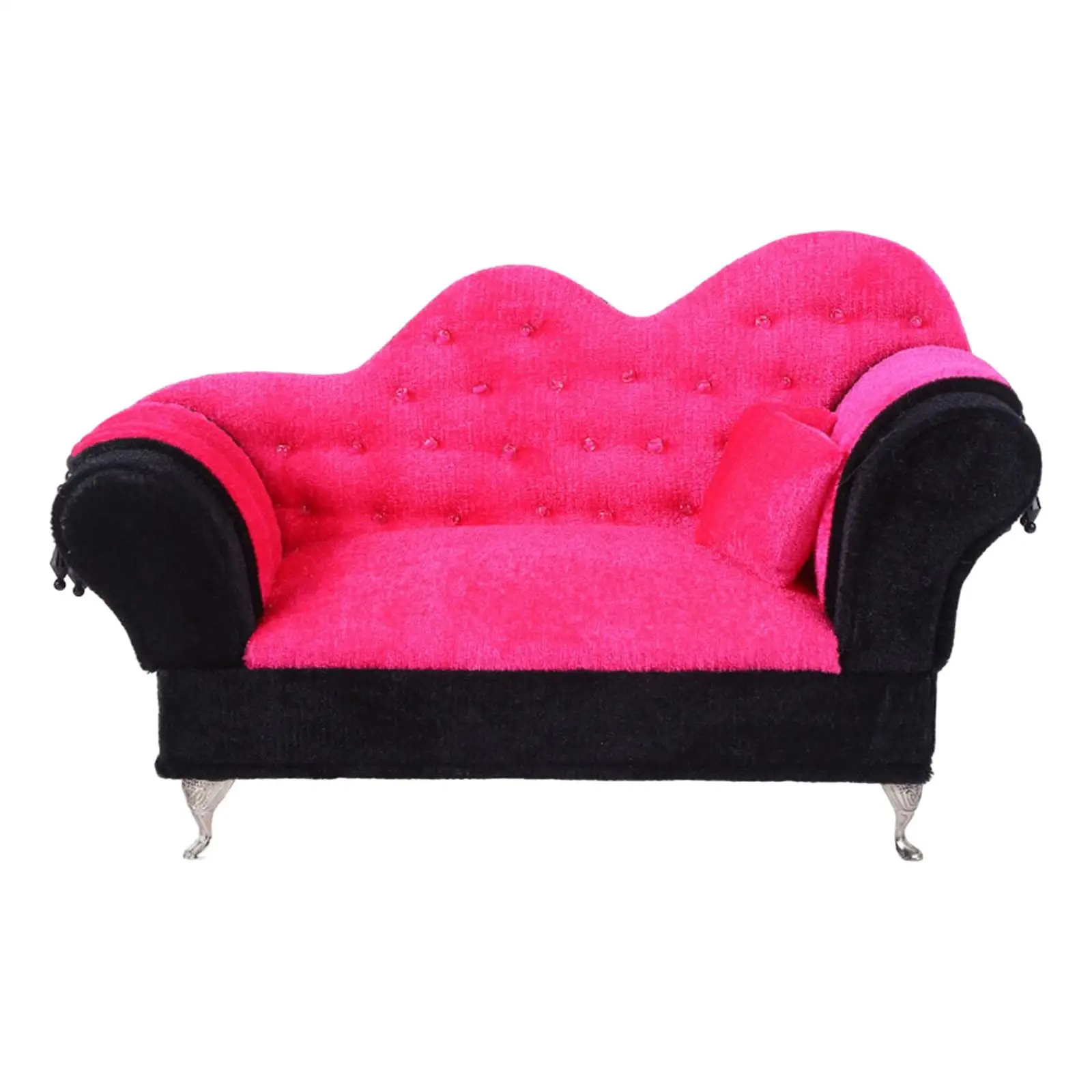 

1/6 Sofa Cushions for Dollhouse, Dollhouse Furniture Jewelry Box Organizer Jewelry Storage Case for Necklace Body Jewelry Kids