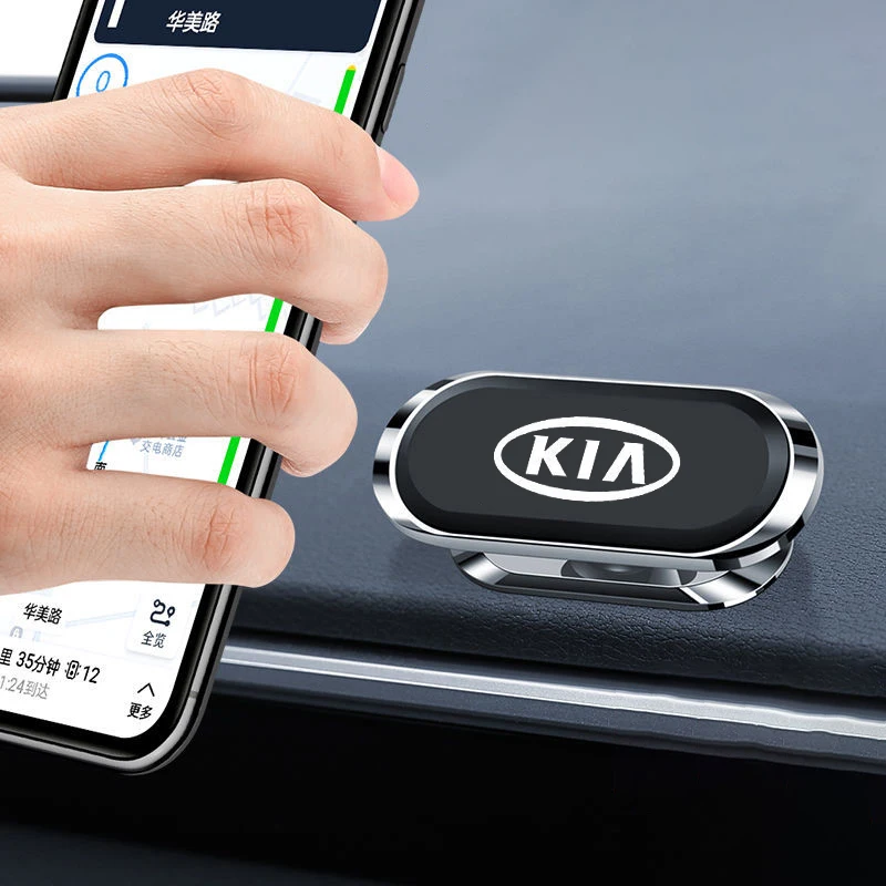 Магнитный автомобильный держатель для телефона подставка мобильного KIA K2 K3 K5 RIO