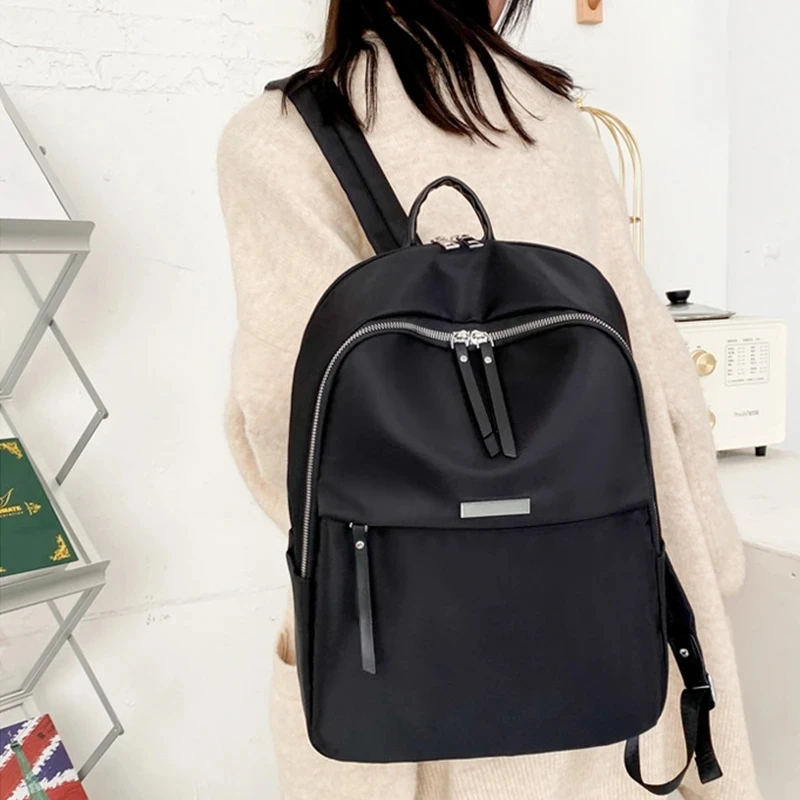 

Women Backpack Fashion Simple Computer Bag Girls Shoulder School Bag Female Large Capacity Travel Backpack