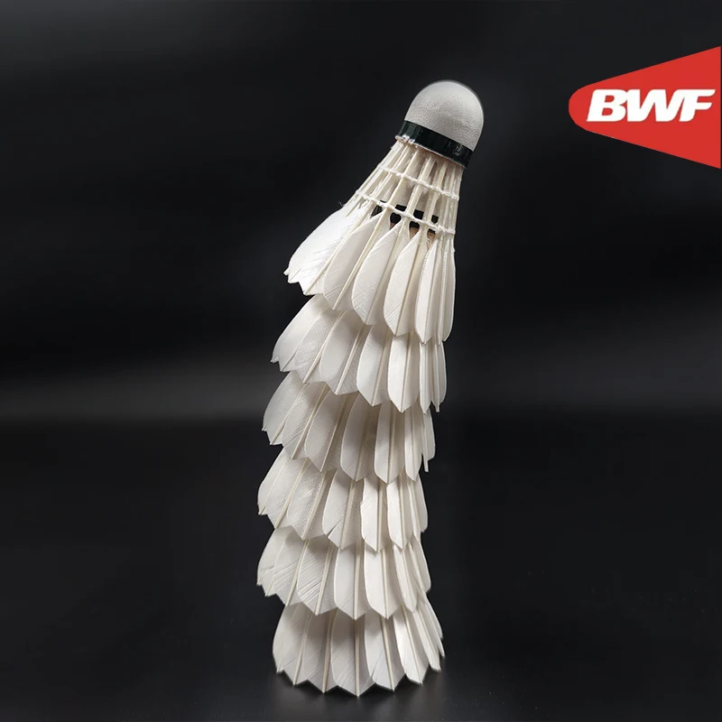Фото Dmantis Professional Class BWF Approved D80 Воланы для бадминтона Высокопрочный 3в1 Мяч из гусиных перьев Натуральное дерево Корк Спортивные №5