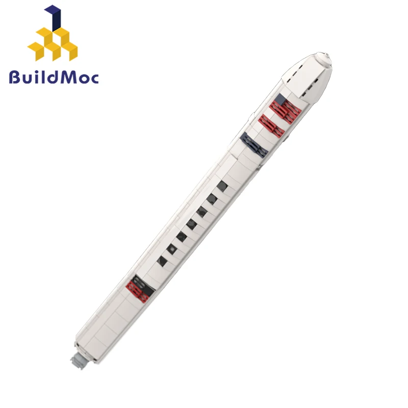 

BuildMoc Collection 1:110 Scale II Rockets Space Model Science Deisign Building Blocks Set Explore Bricks Children Toys Gifts