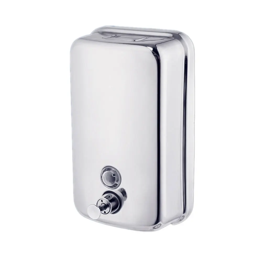 

Single Head Manual Soap Dispenser Pump Soap Dispenser Stainless Steel Wall Mount Hand Cleaning