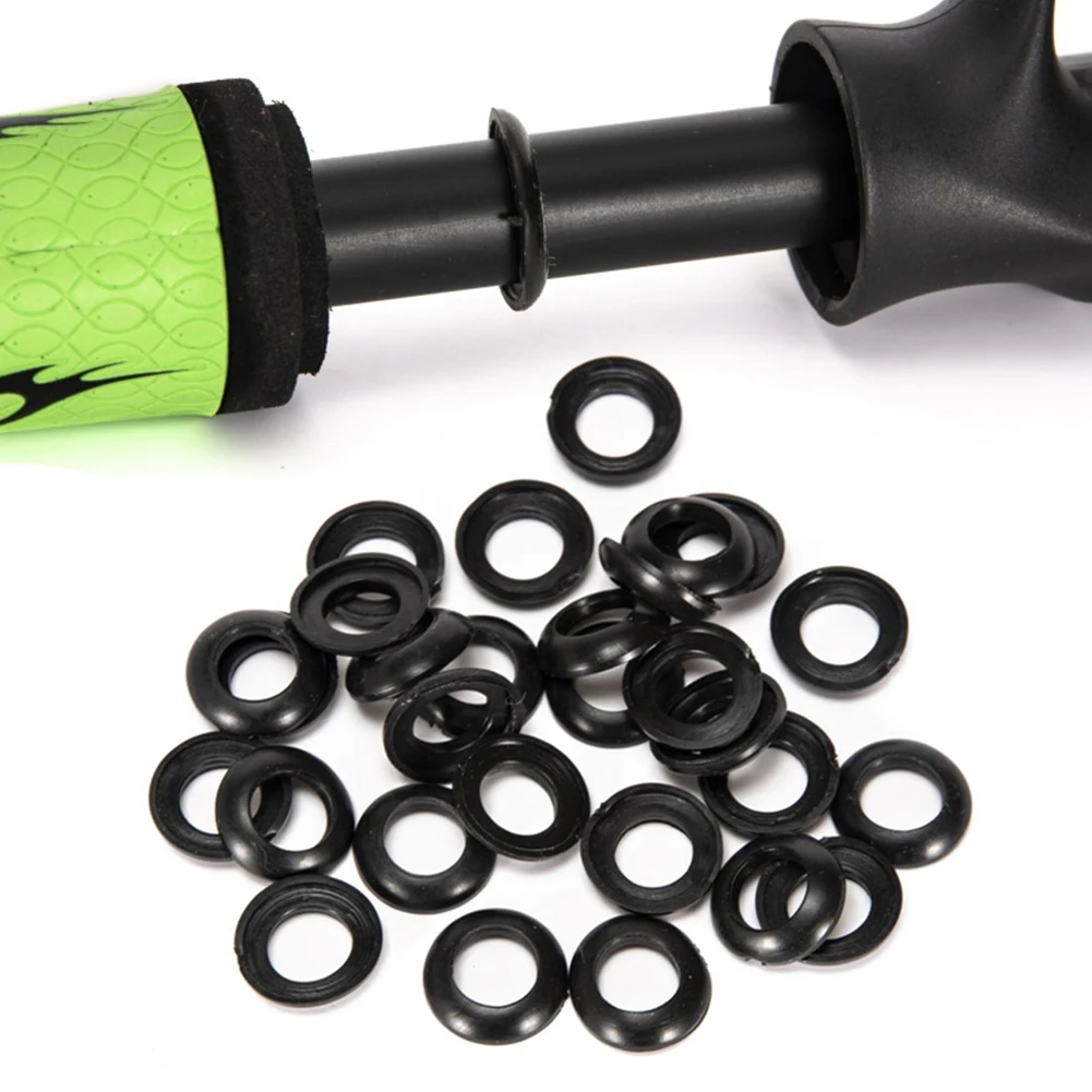 

10pcs Fishing Winding Ring Fish Rod Building PVC Winding Check Dress Ring Decorating Trim Adapters Pesca Iscas Fishing Accessory