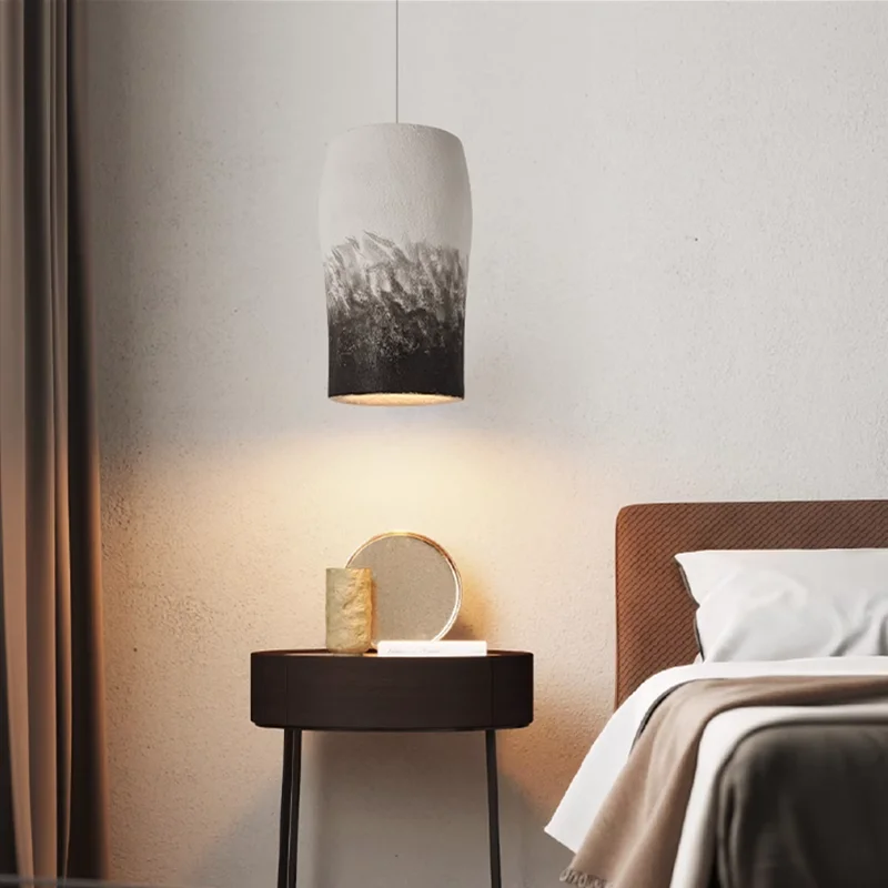 

Wabi Sabi Wind Chandelier Bedroom Bedside Lamp Designer Homestay Restaurant Bar Hanging Light Residential Clothing Store Fixture