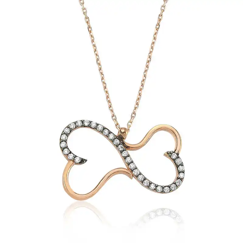 

Tevuli 925 Sterling Silver Heart Infinity Ladies Necklace
