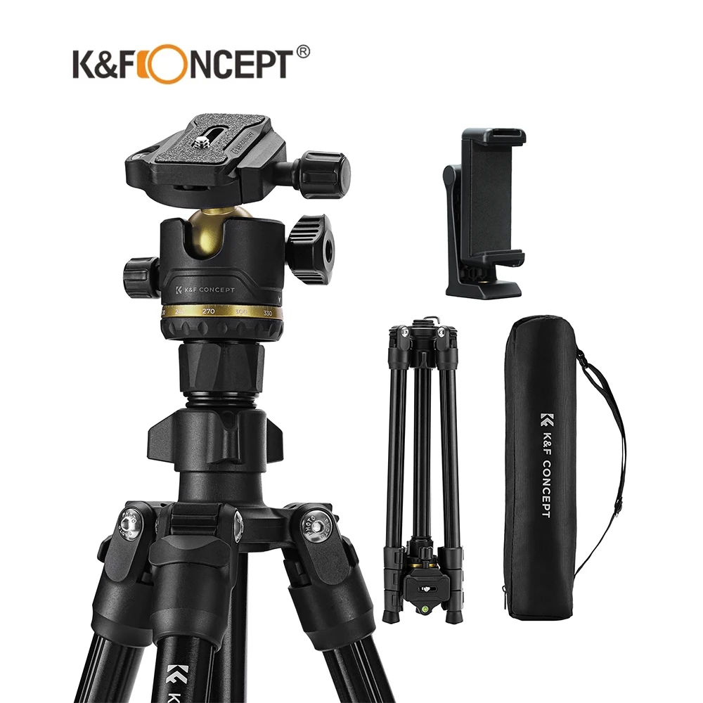 K&ampF Concept KA234A3 70 07-дюймовый штатив для камеры портативный алюминиевый дорожный с