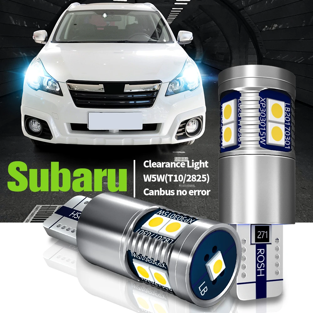 

2pcs LED Clearance Light Parking Bulb Lamp W5W T10 194 Canbus For Subaru Forester XV Tribeca Outback Legacy Impreza 1992-2016
