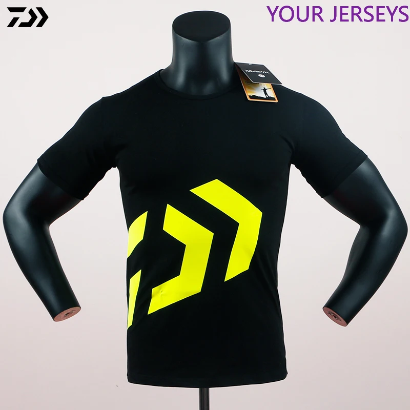 

DAIWA 2021 Summer Outdoor Sports Wear T Shirt Fishing Clothes Men Short Sleeve Quick-Dry Breathable Shirt Plus Size M-5XL Tshirt