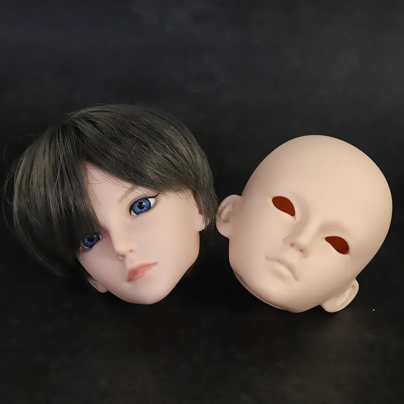 60cm Male Doll's Head 1/3 BJD Doll Part DIY Toy Normal Skin Ball Jointed Doll Accessories images - 6