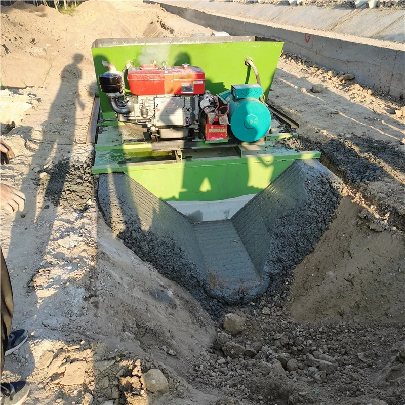 Машина для формовки бетонных каналов Roadside Slipform прямая продажа от производителя