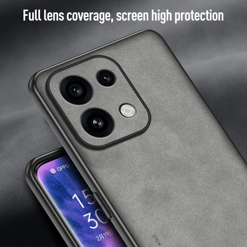 Чехлы для OPPO Reno 16, 16Pro, 16F, противоударный чехол из овечьей кожи для OPPO Reno 16 Pro, 16 FS, магнитный чехол с беспроводной зарядкой (art.: 3920dbf68519e) - 3920dbf68519e