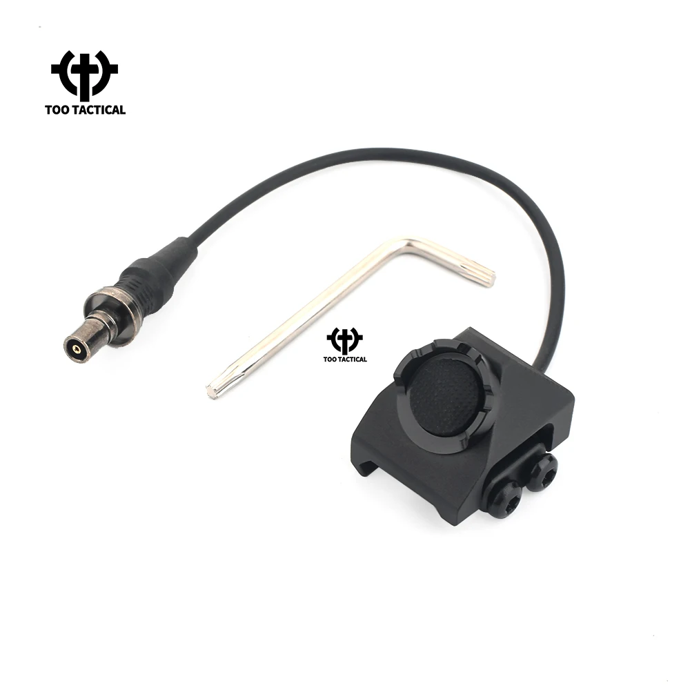 

Tactical Airsoft Pressure Switch Button M300 M600 Flashlight Remote Hot Button Fit 20mm Picatinny Rail Keymod /M-lok Weaponlight