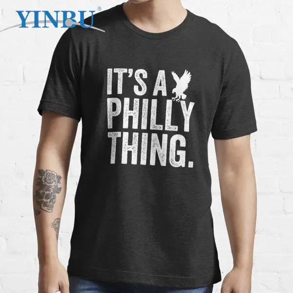 

Its a philly thing YINBU Brand High quality Men's short t-shirt 2023 Graphic Tee
