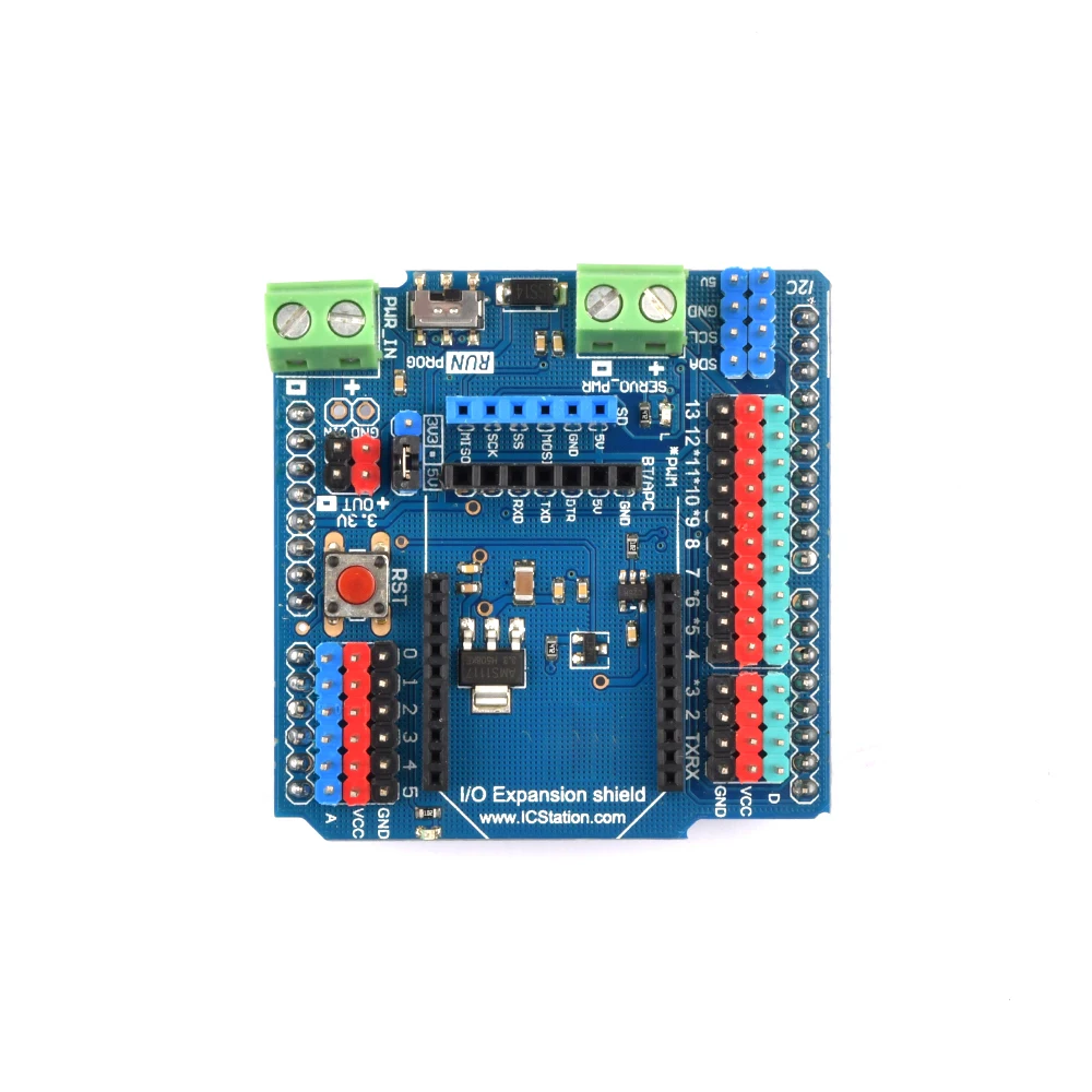 

icsj018a sensor expansion board IO V7 with wireless data bluetooth socket solder pin arrangement compatible with Arduino module