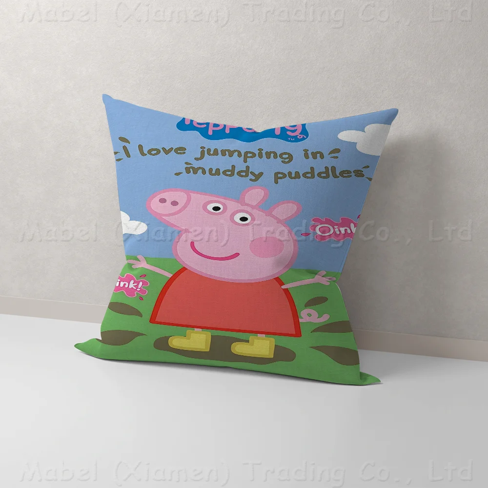 Наволочка с рисунком P-PEPPAS PIG чехол для диванной подушки украшение дома комнаты