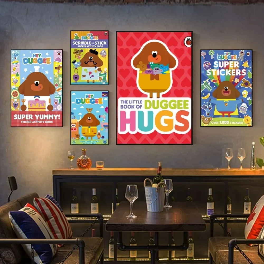 1 Шт. Hey Duggee Сезон Мультфильм Анимация Настенный Художественный Постер Наклейка