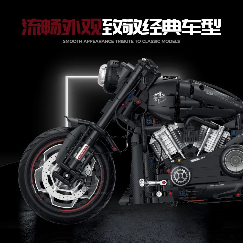 В НАЛИЧИИ 60521 MOC Техническая модель мотоцикла Строительные блоки Спортивный