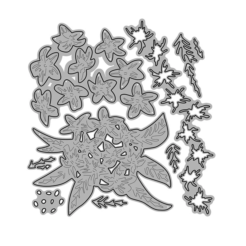 

Flower Embossing Stencils Template Card Making DIY Craft Cards Cutting Dies