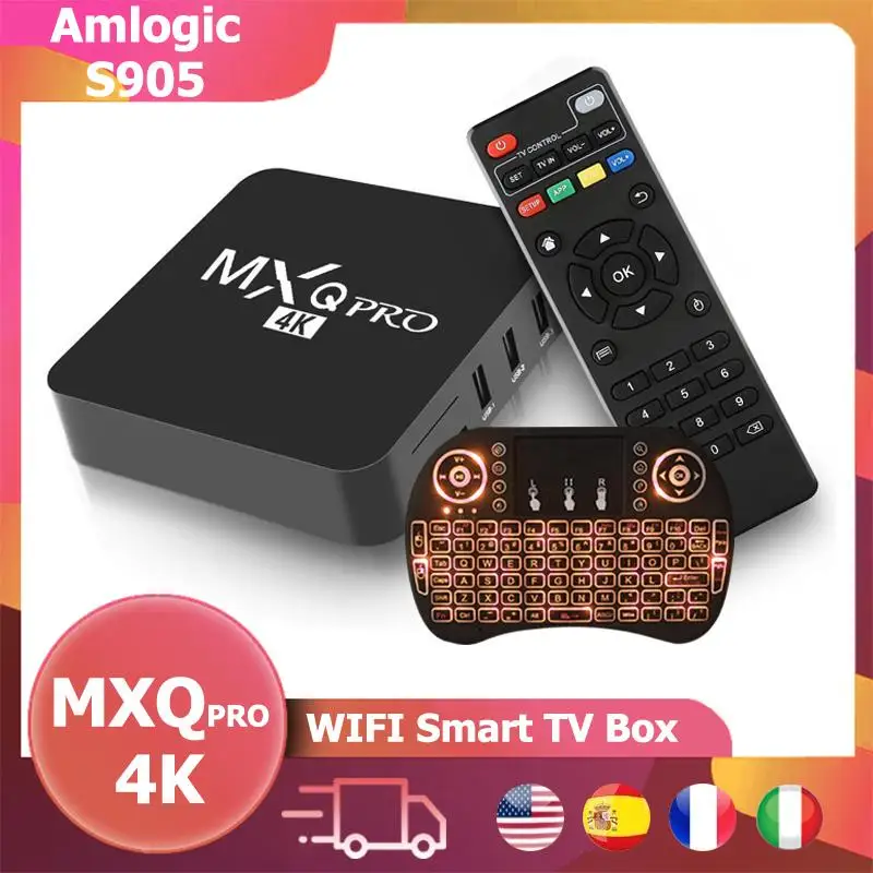 ТВ-приставка MXQ PRO на Android 11 8 + 128 ГБ 2 4 ГГц Wi-Fi |