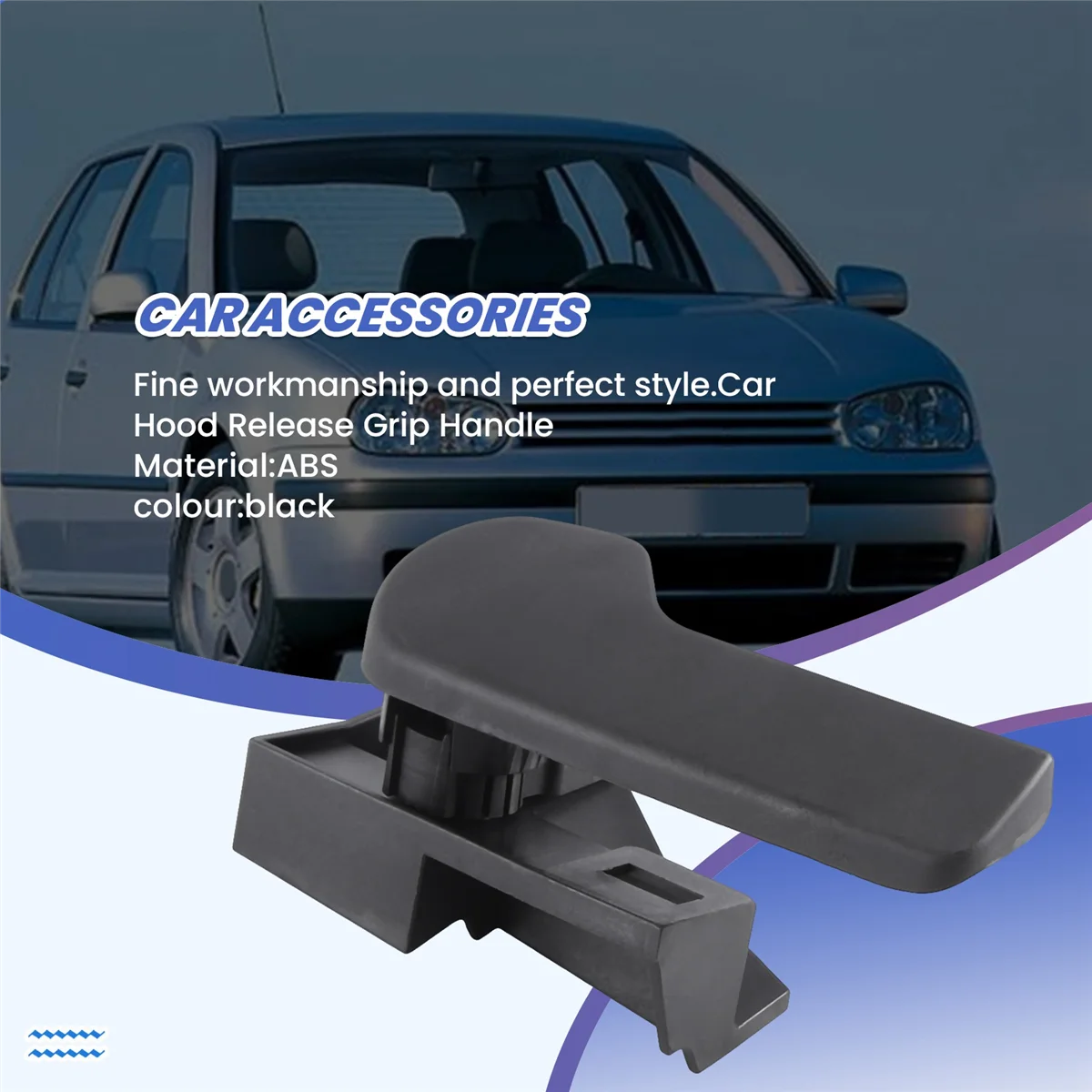 Ручка и кронштейн для капота Polo Golf 5 6 Passat B6 B7 CC Jetta Tiguan Q3 UP 1K1823633B 1J1823533C LHD