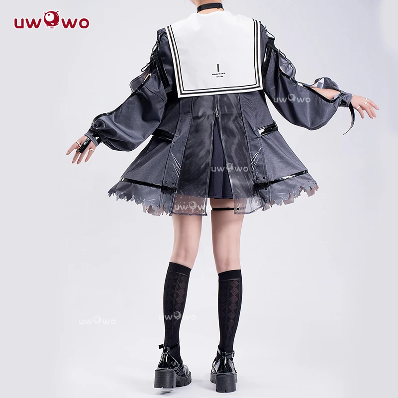 Фото В НАЛИЧИИ: Костюм для косплея Чисы из игры Wuthering Waves, размеры S-3XL, костюм на Хэллоуин. №3