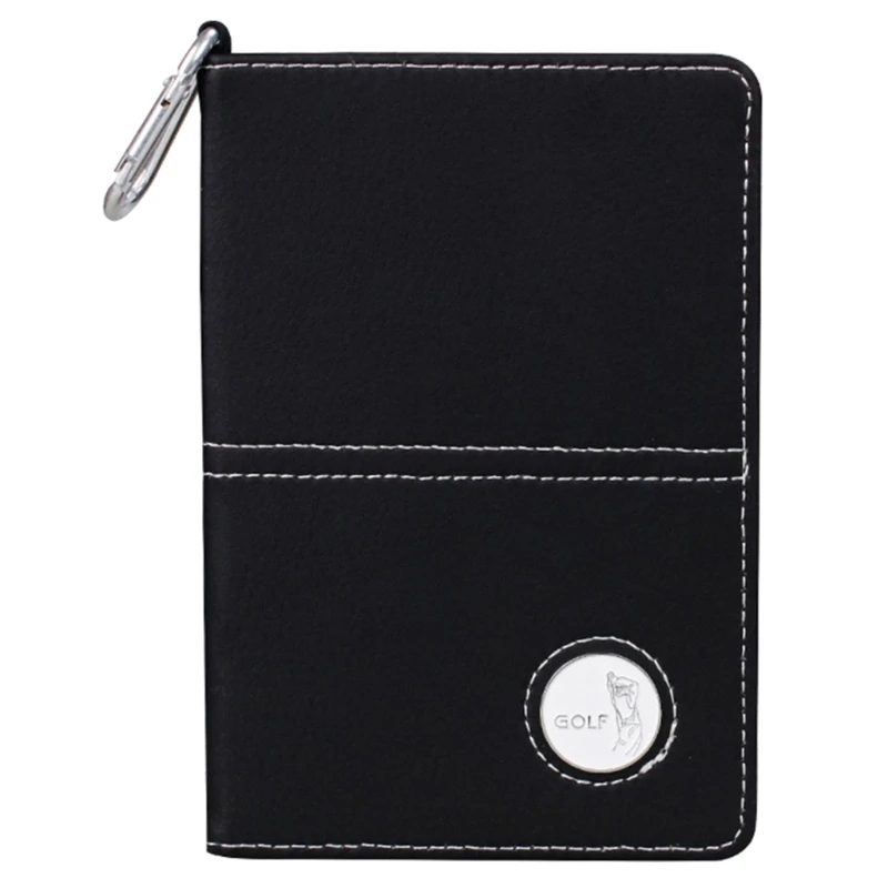 

Soft Leather Scorecard Holder with Scorecard Golf Score Card Book Golf Notebook Golf Yardage Notebook