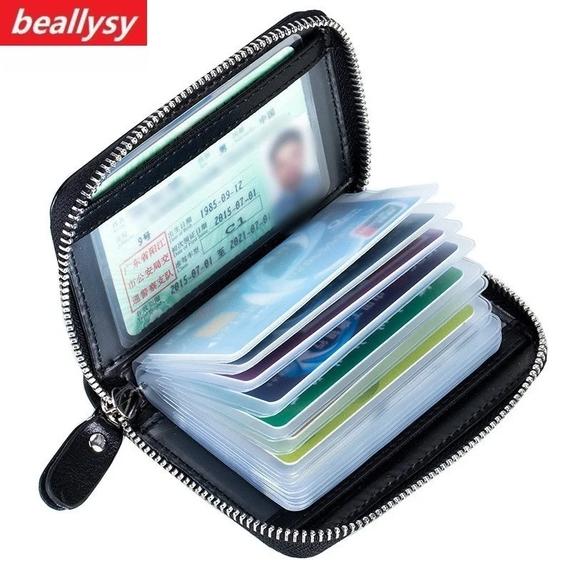 

16 Card Slots Women Men Credit Business Bank Cards Holder Passport Cover Card Bag Femme Carteira Mujer 2 Driver License Holder