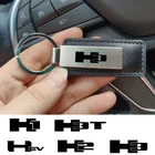 Новинка кожаный металлический автомобильный брелок для ключей брелок для автомобильного ключа для Hummer H1 H2 GMT 840 H2H H2 SUT H3 H3T HEV автомобильные аксессуары