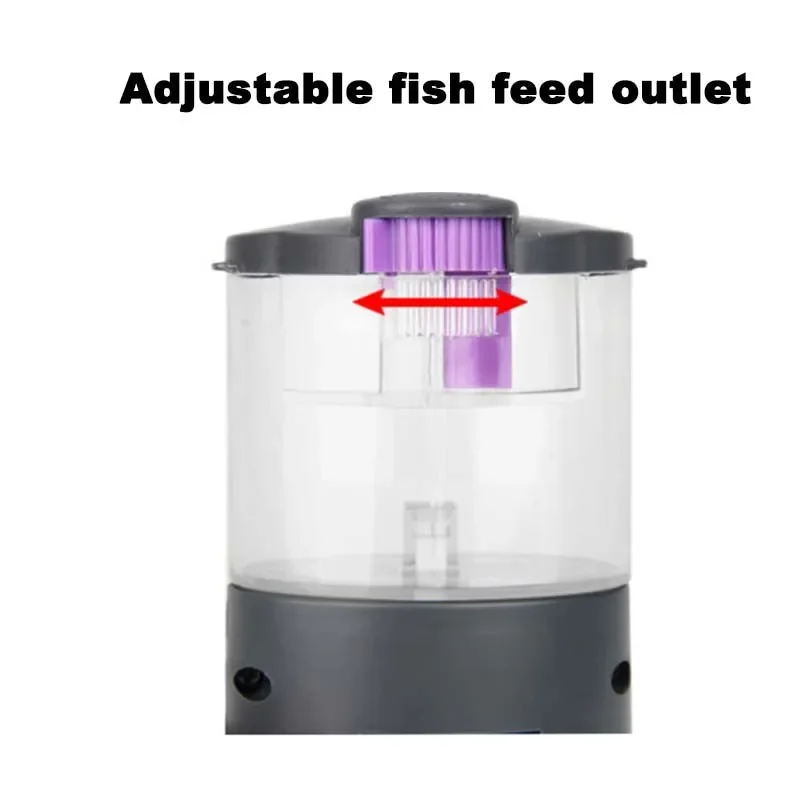 Автоматическая кормушка для рыбок аквариум Koi с золотыми рыбками регулируемая