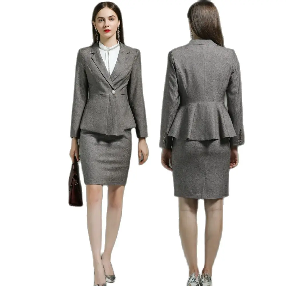 formal skirt suits for women  2peice skirt and blazer for women  lady uniform  formal skirt suits for women   blazer women