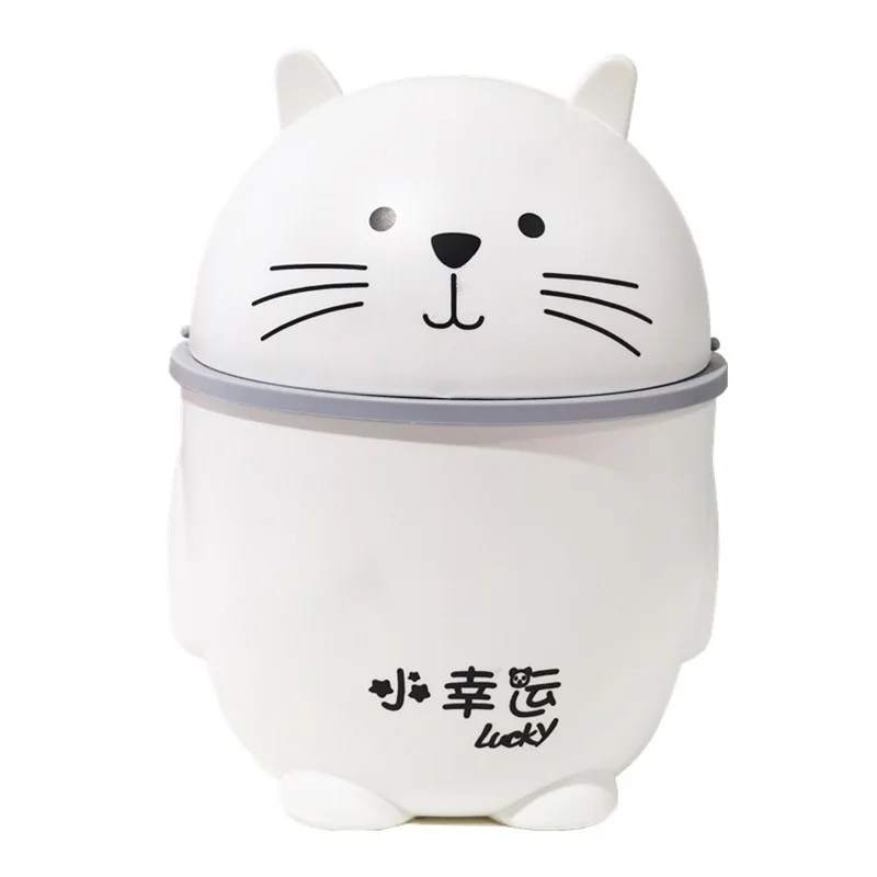 

Пластиковая настольная корзина для мусора Cartoon Cat