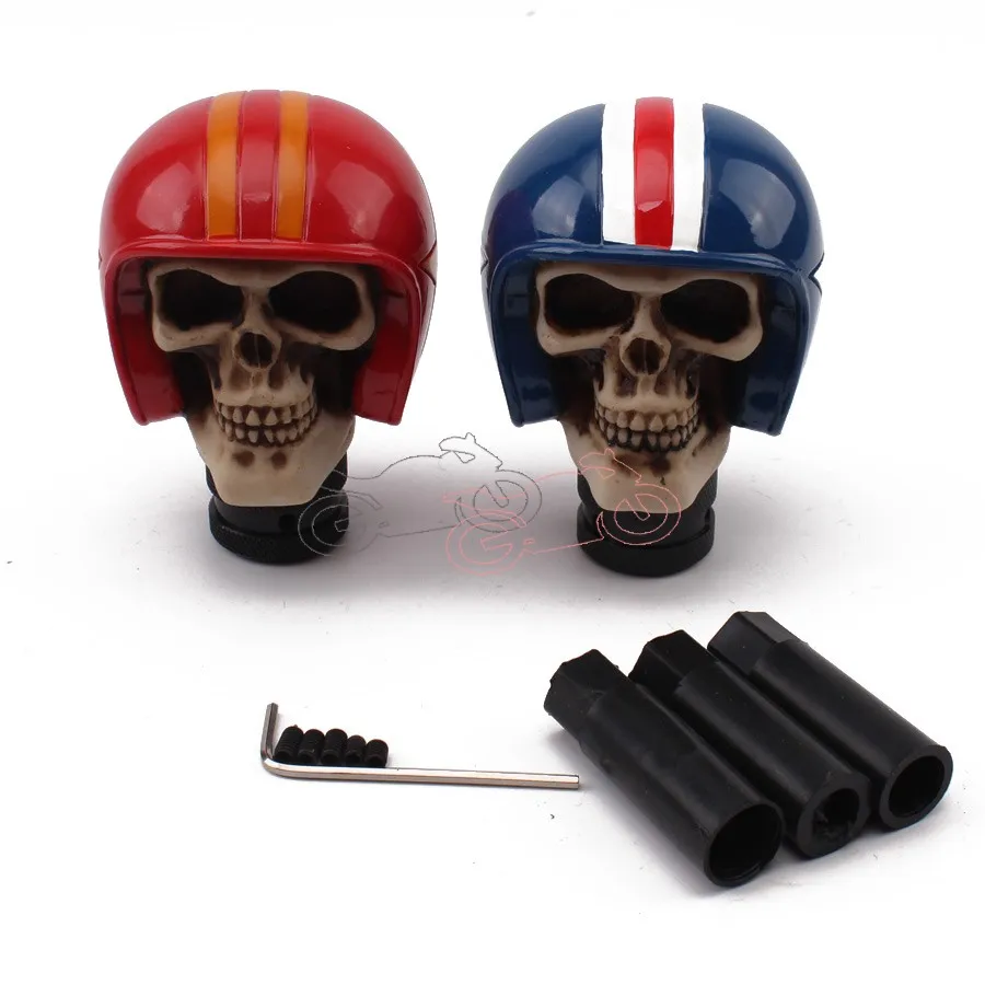 Универсальная ручка переключения передач для автомобиля шлема черепа