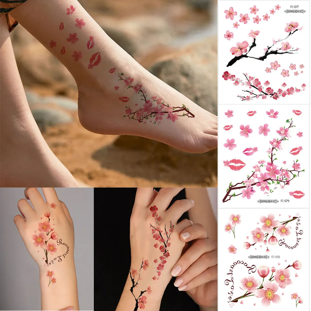 Временные водостойкие временные татуировки для тела