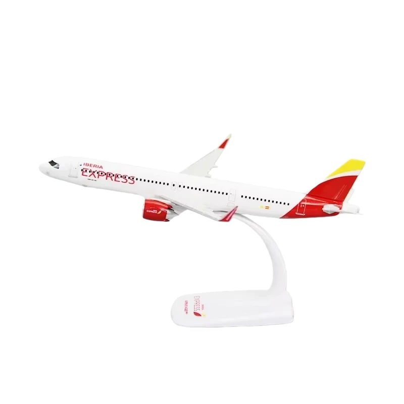 Фото A321 NEO Iberia, масштаб 1:200, АБС-пластик, модель самолета, комплект для сборки игрушек, коллекционная модель из смолы, детская игрушка в подарок №1
