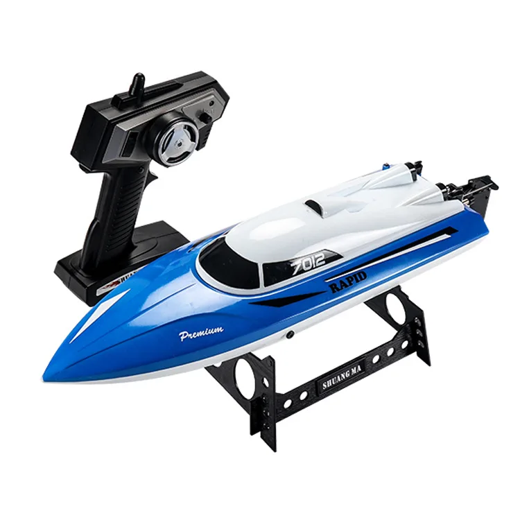 2.4G large size remote control speedboat high-speed speedboat model children's electric yacht high-speed racing speedboat enlarge