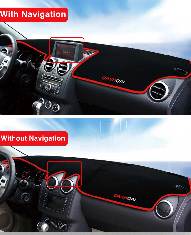 Солнцезащитный козырек для приборной панели автомобиля Nissan Qashqai J10 2008 2009 2010 2011 2012