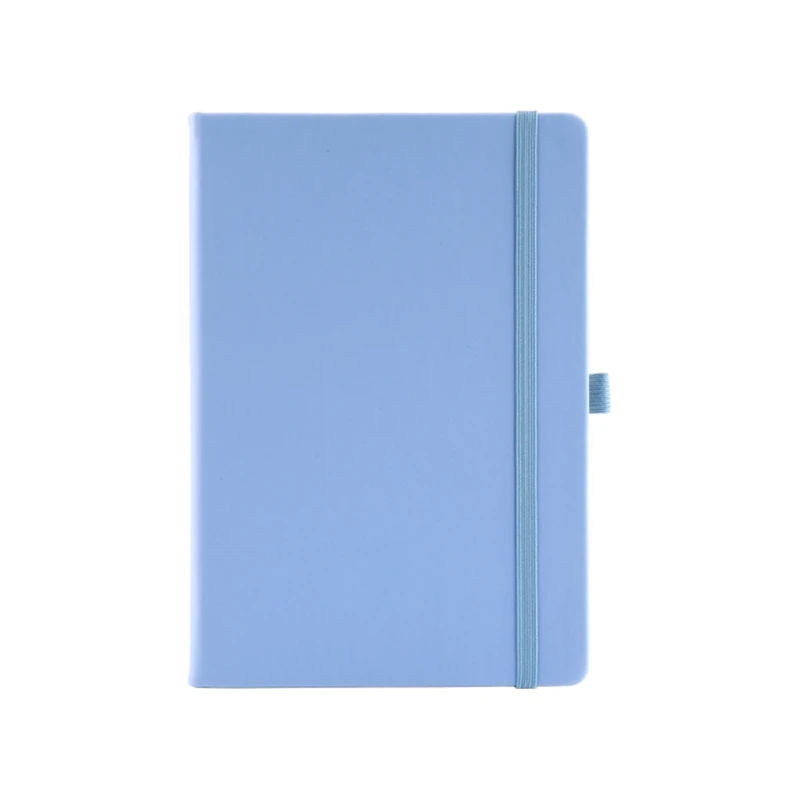 Блокнот формата A5 в твердой обложке кожаный однотонный дорожный журнал с широкой