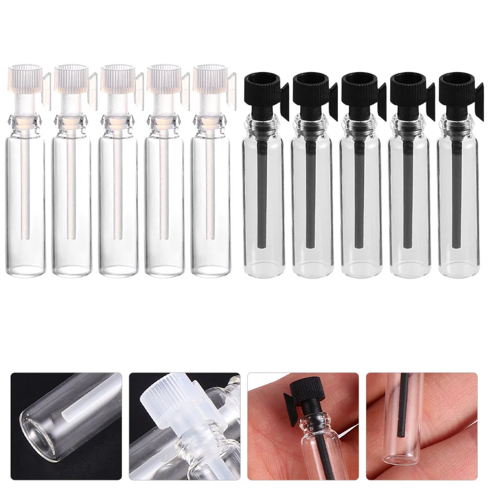 

100pcs Perfume Sample Empty Bottles Perfume Spray Containers Makeup Holders