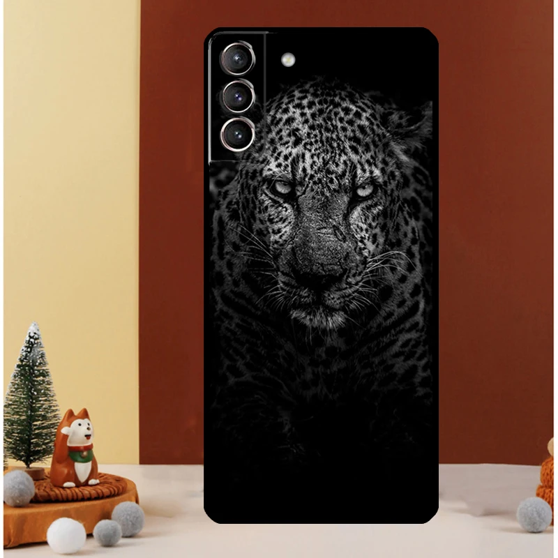 Фото Чехол Cheetah Panther Snow Cheetah для Samsung Galaxy S25 S26 Ultra S21 S22 S20 S23 S24 Ultra S10 Plus S25 FE Cover Funda №5