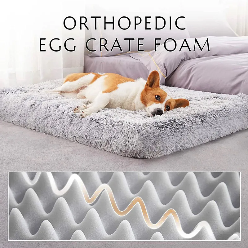 

Dog Bed Mats Vip Washable Large Dog Sofa Bed Portable Pet Kennel Fleece Plush House Full Size Sleep Protector Dog Bed Mats
