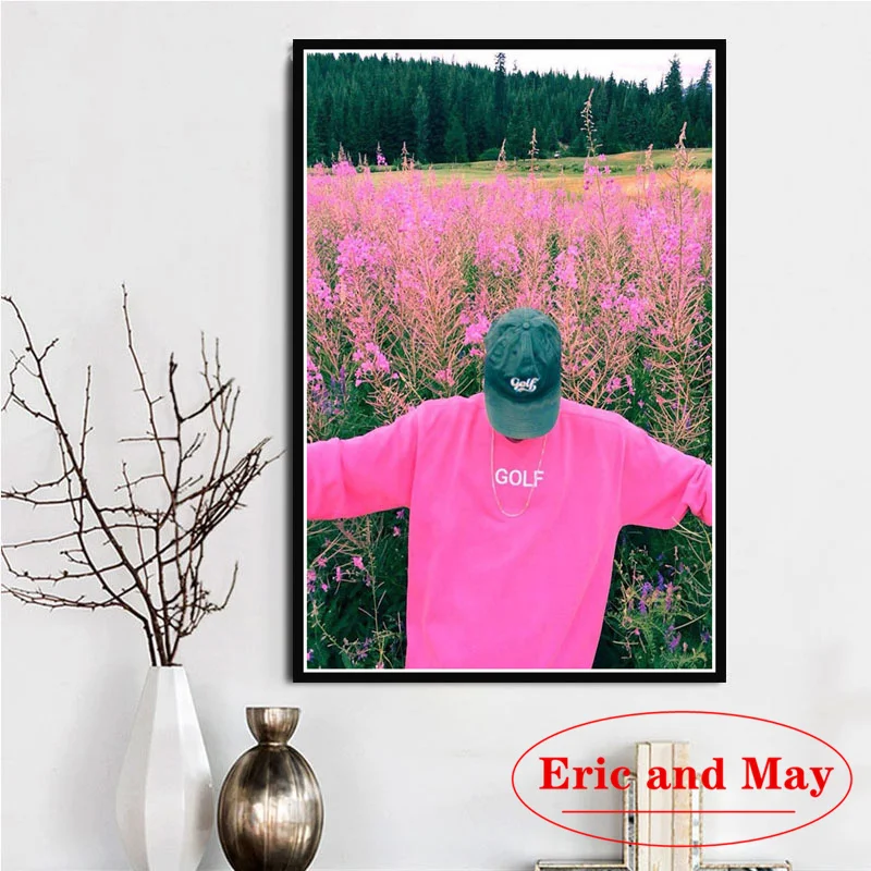 

Тайлер The Creator A $ ap Рокки хип-хоп рэпер певец постеры и принты на холсте винтажная картина плакат декоративный домашний декор