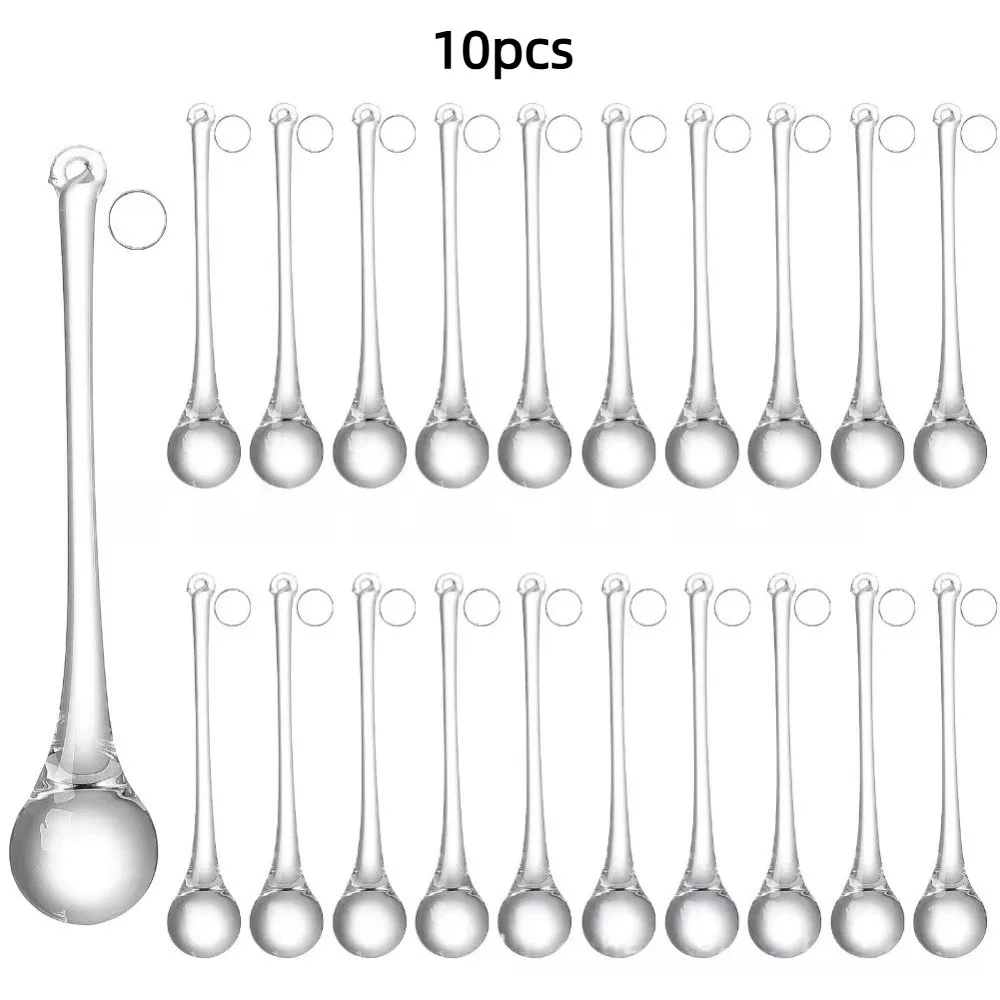 

Хрустальные подвески-капли, 10 шт.