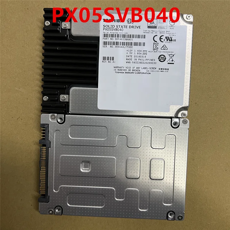 

Новый оригинальный HDD для TOSHIBA 400GB 2,5 "SAS для PX05SVB040
