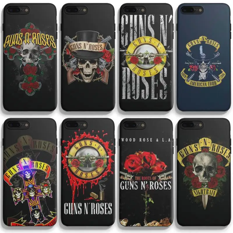

Guns rose Phone Case fundas shell For iPhone 11 12 13 Mini Pro XS Max X 8 7 6s Plus SE XR