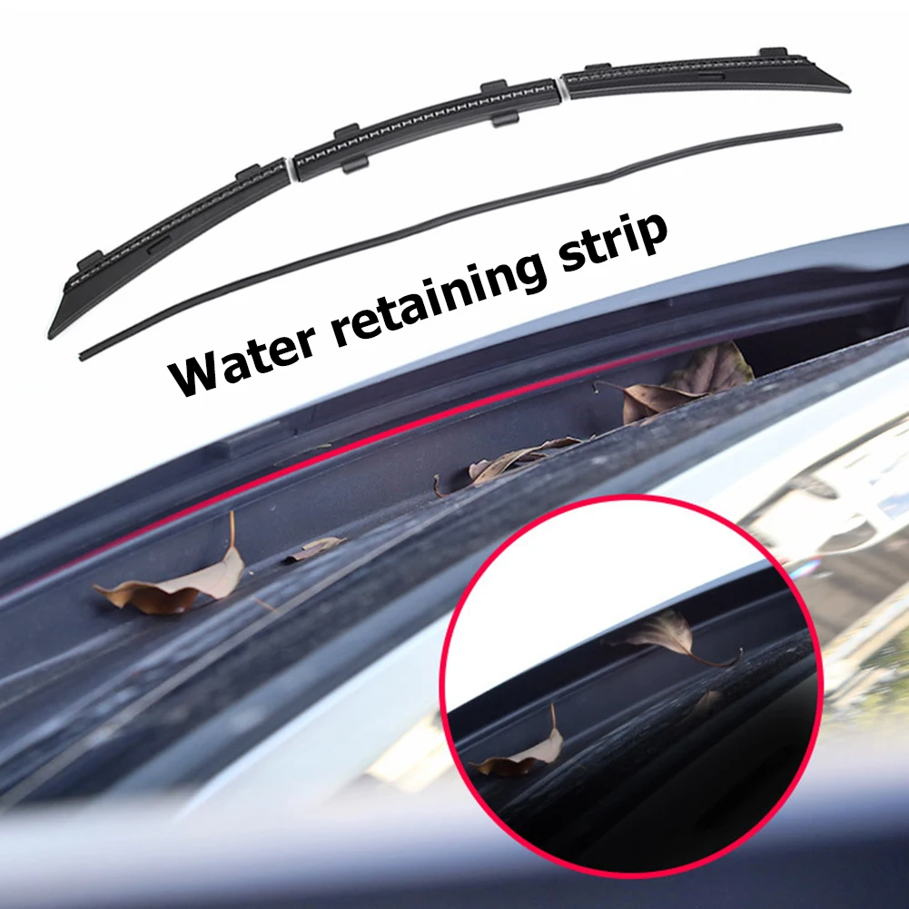 

Front Chassis Cover Frunk Water Strip Air Inlet Protective Cover Weatherstrip for Engine Covers Seals Trim For Tesla Model 3 Y