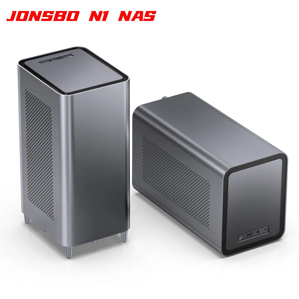 JONSBO N1 NAS Desktop Computer Case NAS Server Storage Hot-Swappable Chassis Multimedia 5+1 Hard Disk Location for ITX